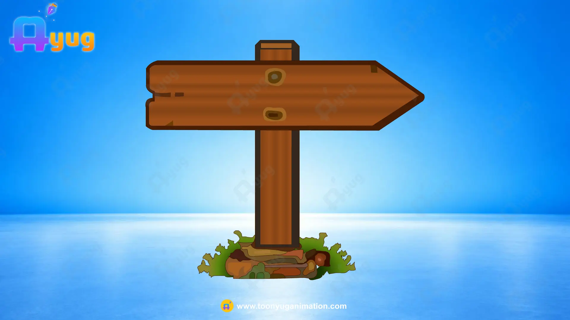 road sy Thumbnail Wooden Direction Signboard - Image 1
